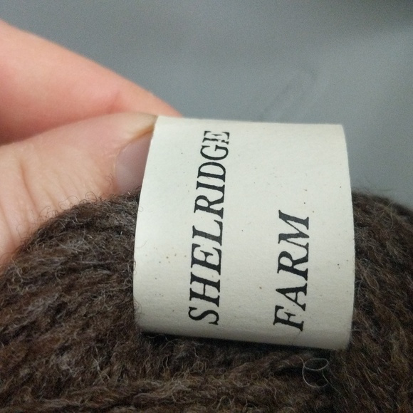 #46.NWT Lot of 3 Shelridge Farm 100% Merino Wool Yarn. Color: Brown - Picture 3 of 6